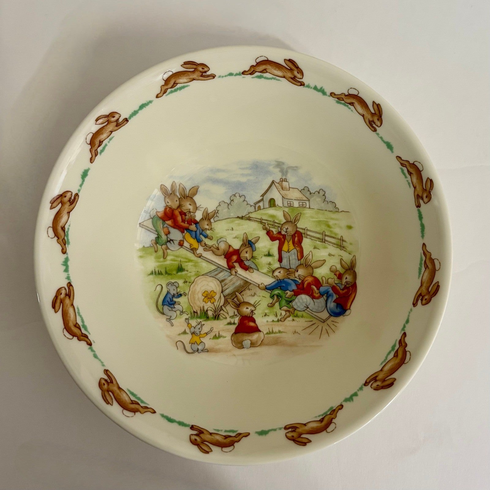 Royal Doulton BUNNYKINS Fine Bone China Bowl Cereal Dessert Soup Bunny Bunnies