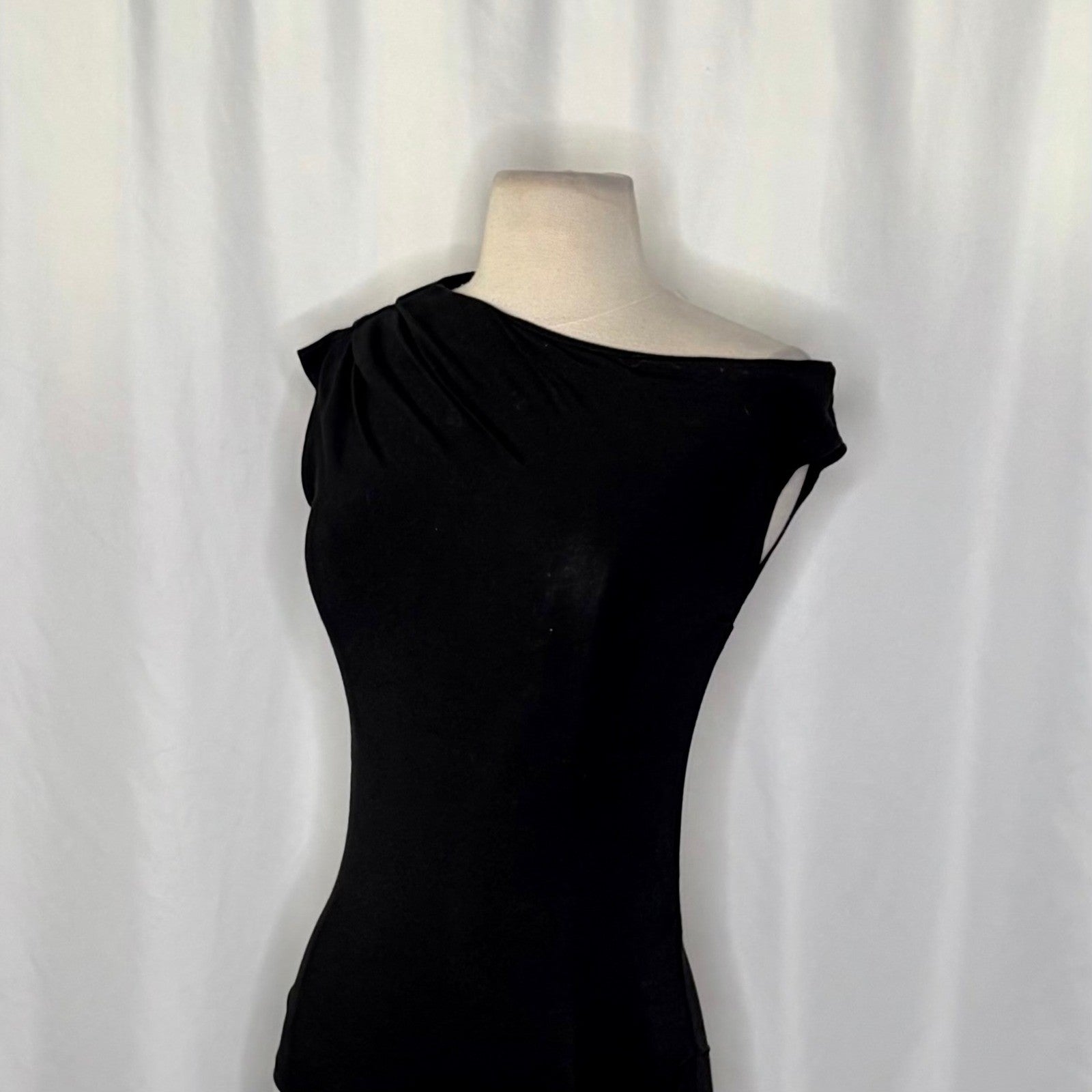 NWT!! J. CREW Stretch Cotton Blend Off the Shoulder Top Solid Black XXS XX-Small