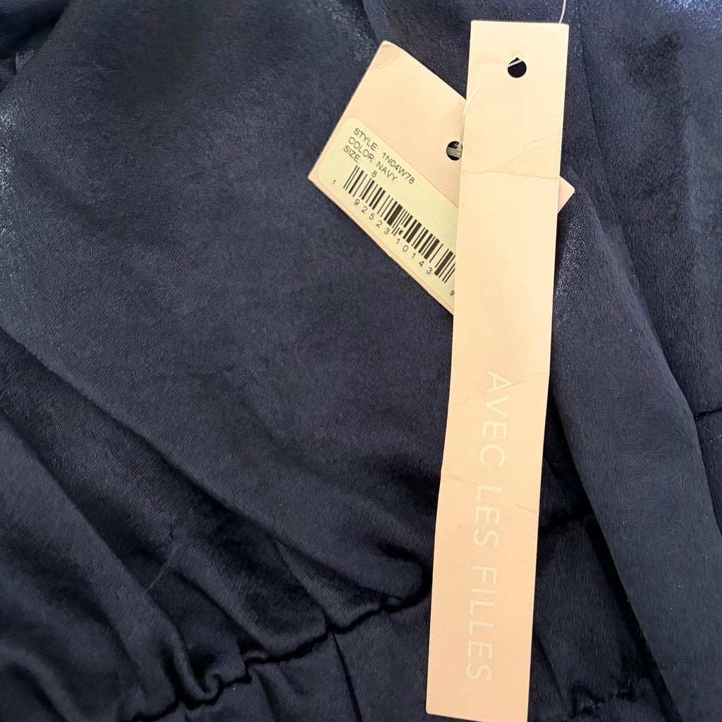 NWT!! AVEC LES FILLES Blue Maxi Dress Cutouts Asymmetrical Party Cocktails 8