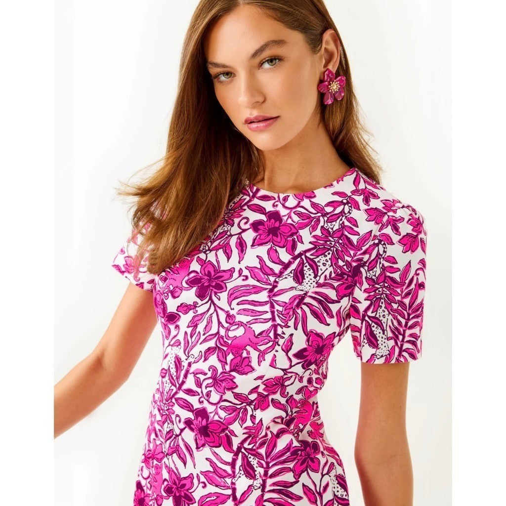 NWT!! LILLY PULITZER Mila Short Sleeve Elderflower Blossom Lil Escape Plan 4