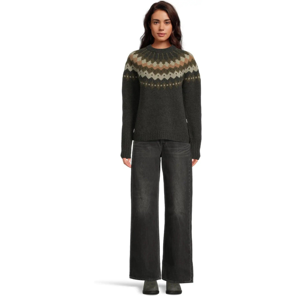 NWT!! ROYAL ROBBINS Rockcraft Merino Wool Fair Isle Crew Neck Sweater Small