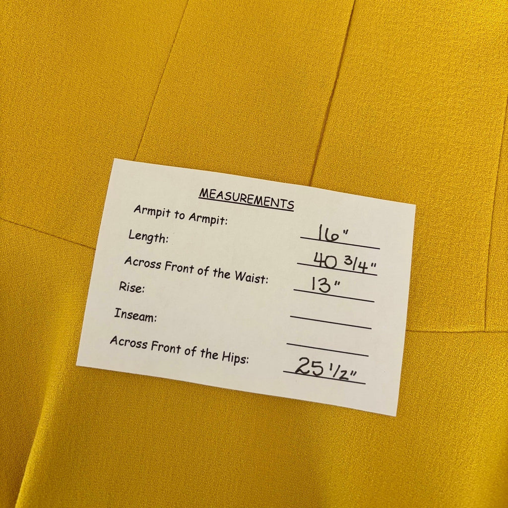 DRESS THE POPULATION Mallory Point Collar Half Zip Midi Dress Solid Yellow XS