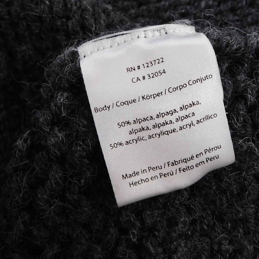 XIRENA Teton Aprés Ski Sweater Alpaca Gray Colorful Stripes Sporty Apres X-Small