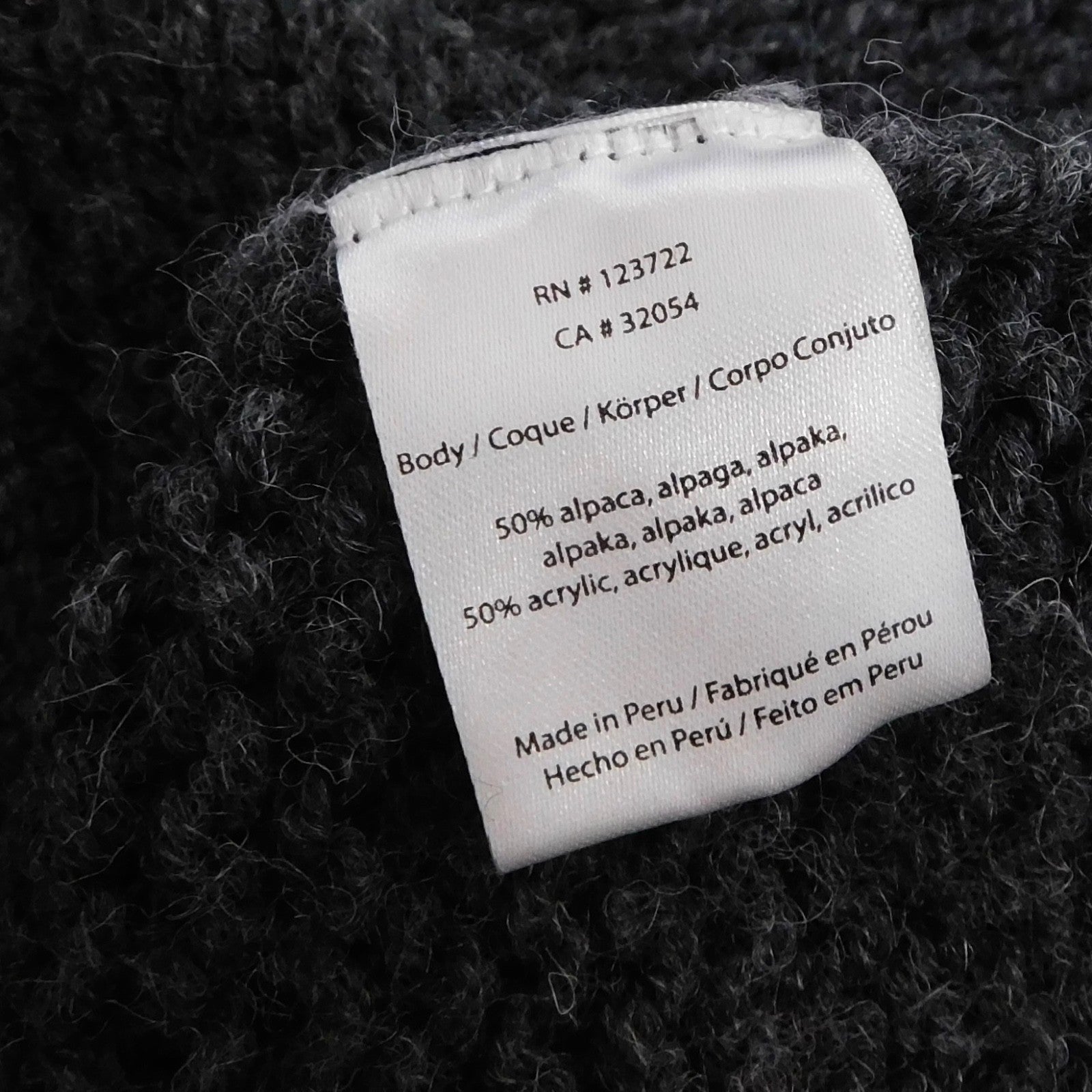 XIRENA Teton Aprés Ski Sweater Alpaca Gray Colorful Stripes Sporty Apres X-Small