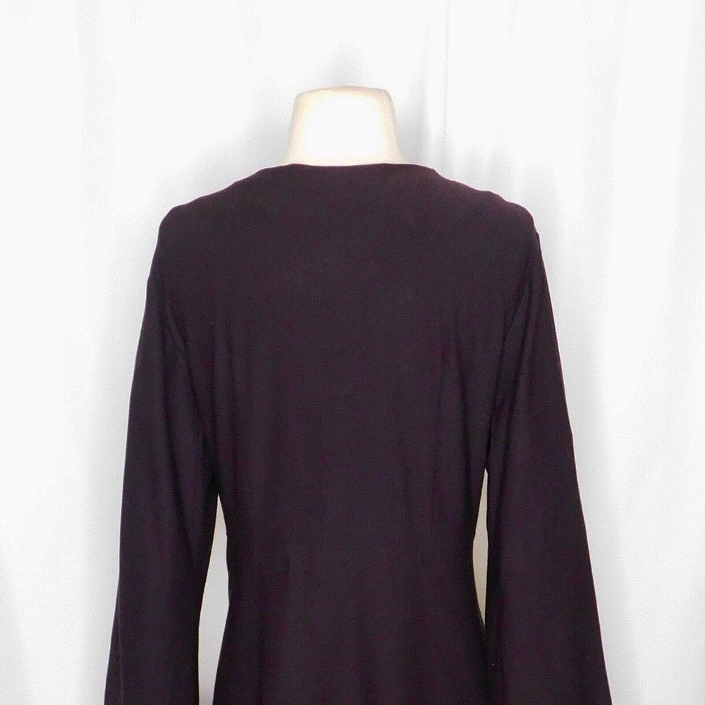 EILEEN FISHER Brown Knit Duster Cardigan Sweater Blazer Lagenlook Small