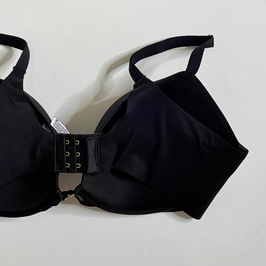 VICTORIA'S SECRET Black Push-Up Convertible Bra Padded Solid 38DD