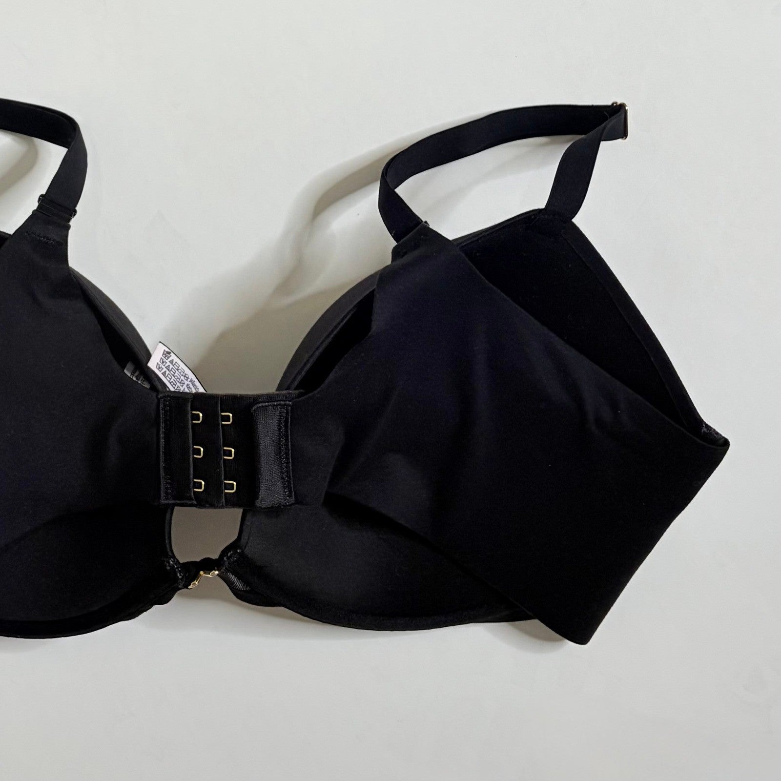 VICTORIA'S SECRET Black Push-Up Convertible Bra Padded Solid 38DD