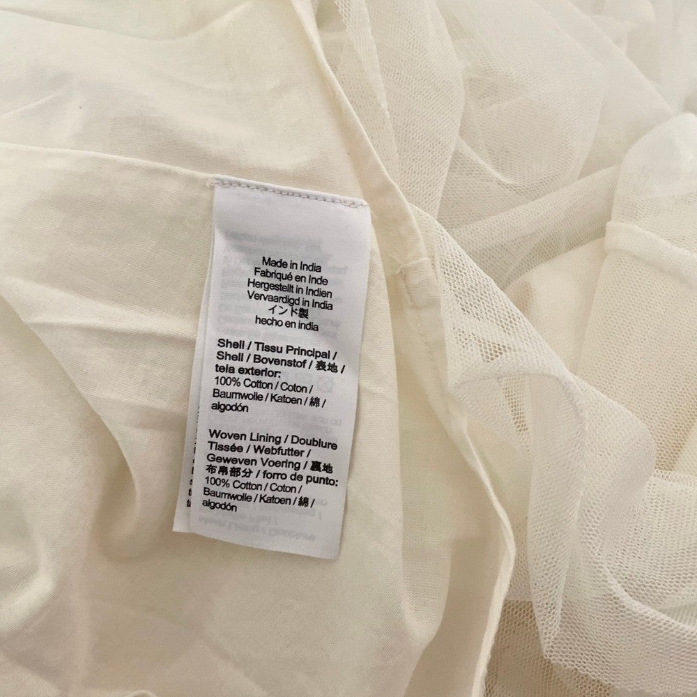 NWT! Girl's J. CREW Crewcuts Flutter Sleeve Dress Ivory Midi Maxi Ruffle Size 14