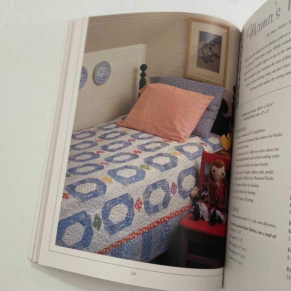 Mary Hickey Cottage Style Quilts Paperback Book Quilting Sewing Country Nautical