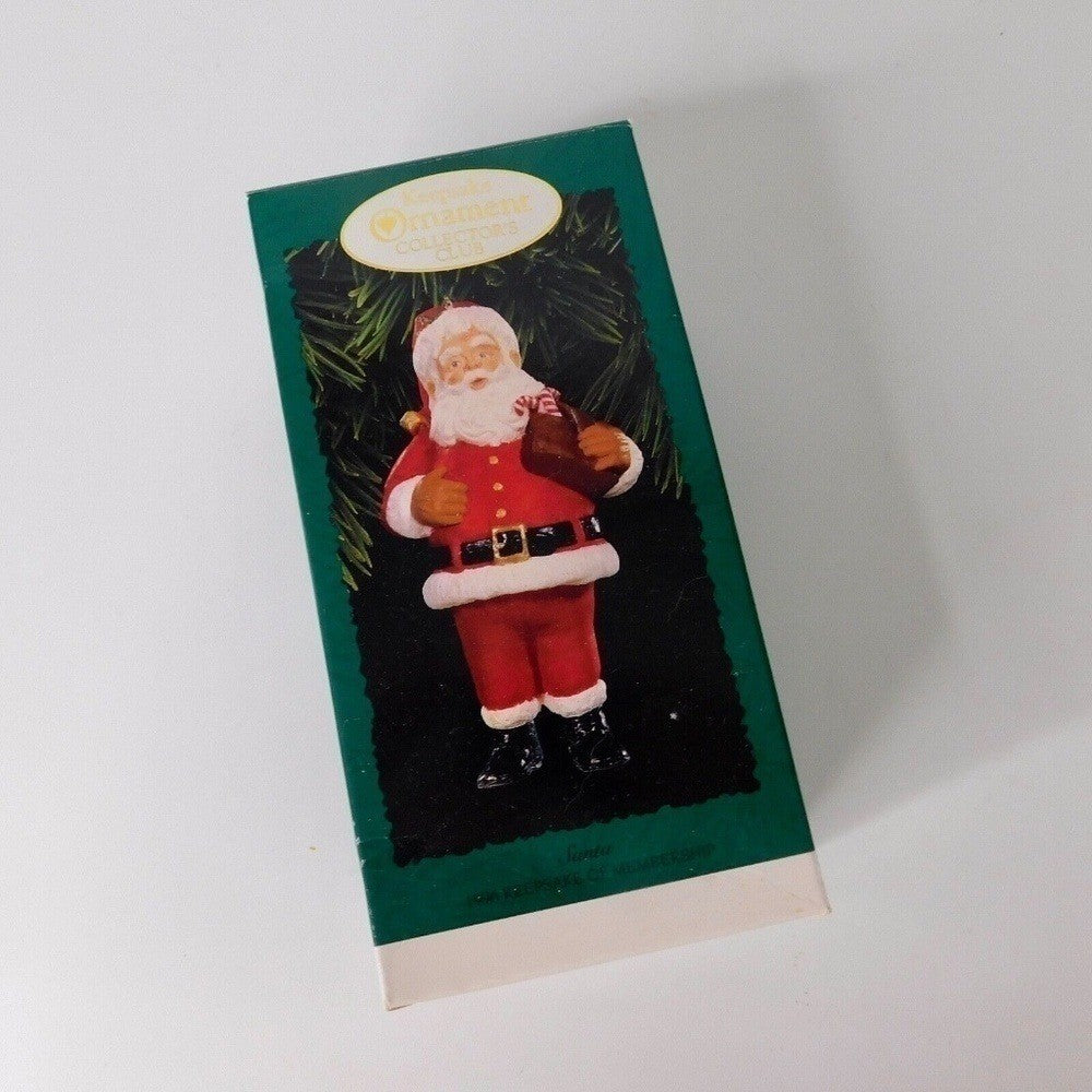 HALLMARK 1996 Vintage Keepsake Ornament Collector's Club Christmas Santa Member