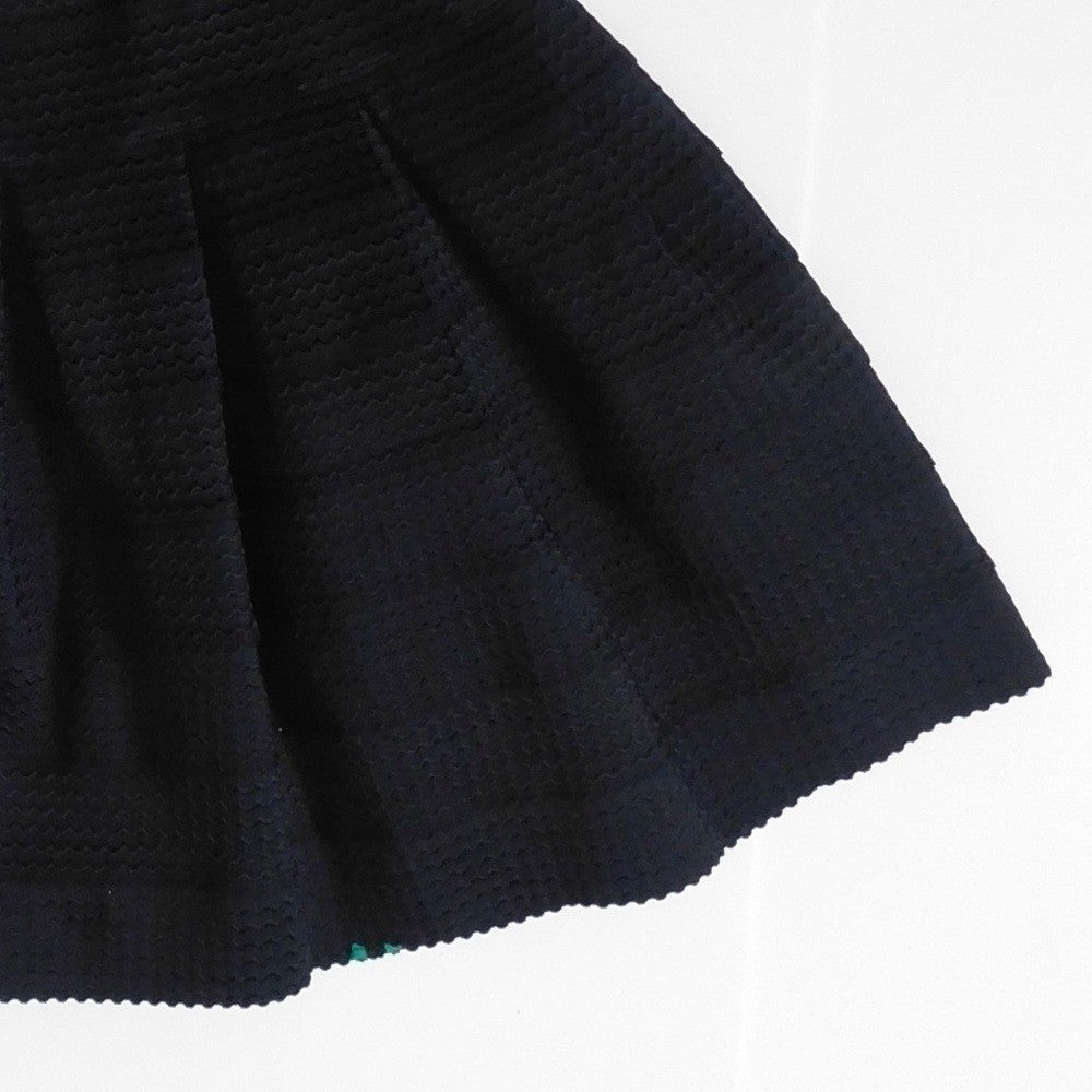 Anthropologie GIRLS FROM SAVOY Black Ponte Bell Skirt Mini Preppy X-Small Small