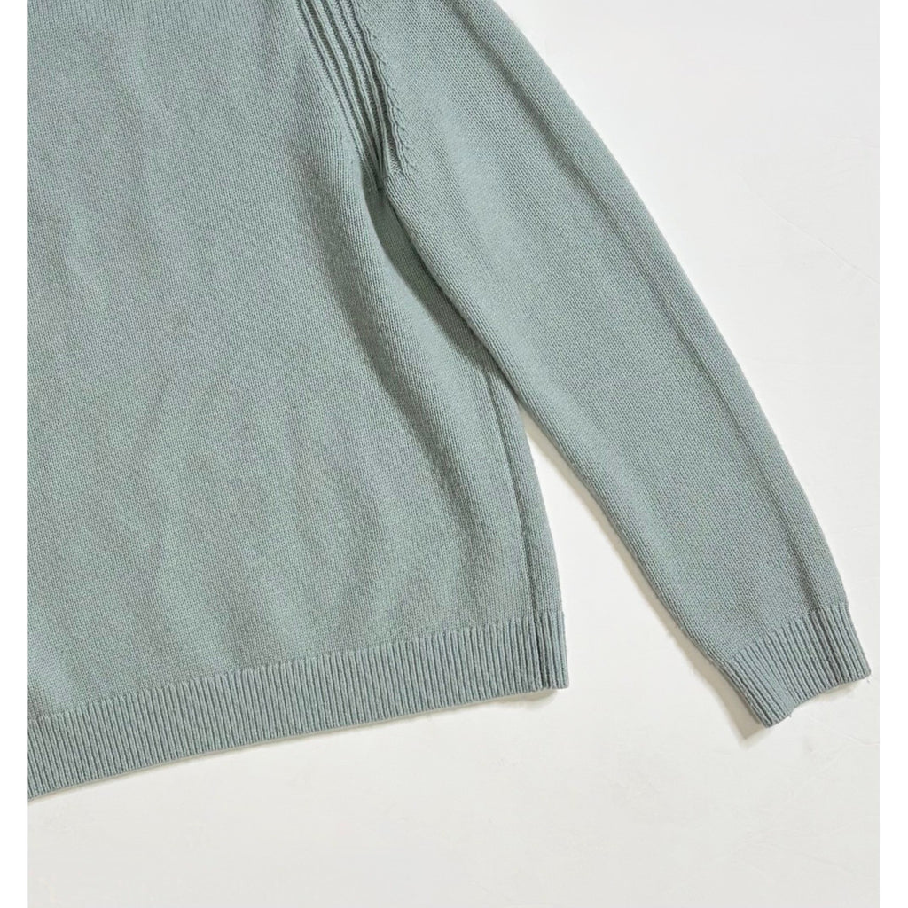 Men's REISS Sage Green Cloud Wool Raglan Sleeve Crew Neck Jumper Sweater Small