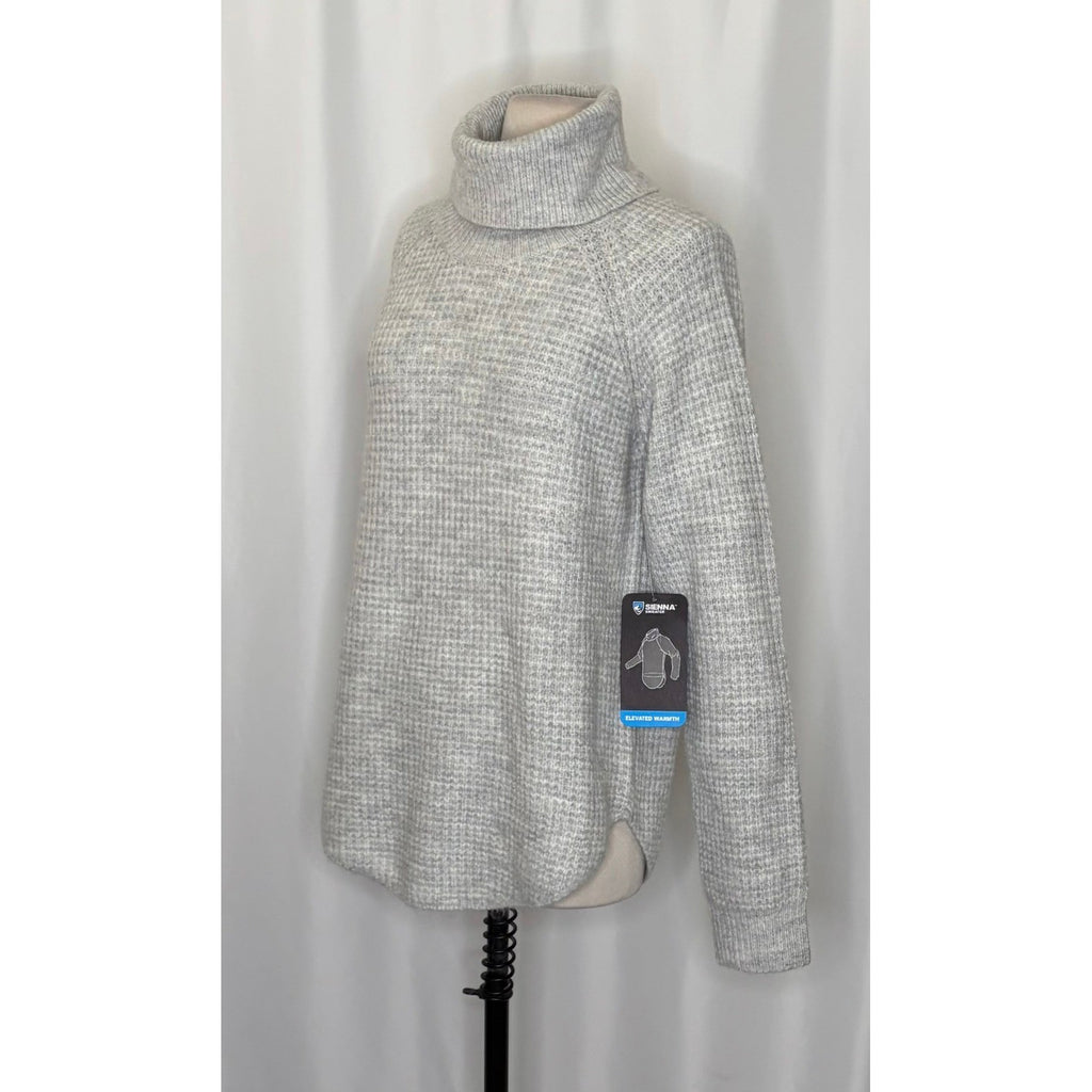 NWT!! KÜHL Sienna Sweater Turtleneck Cowl Pullover Ash Gray Knit Kuhl Medium