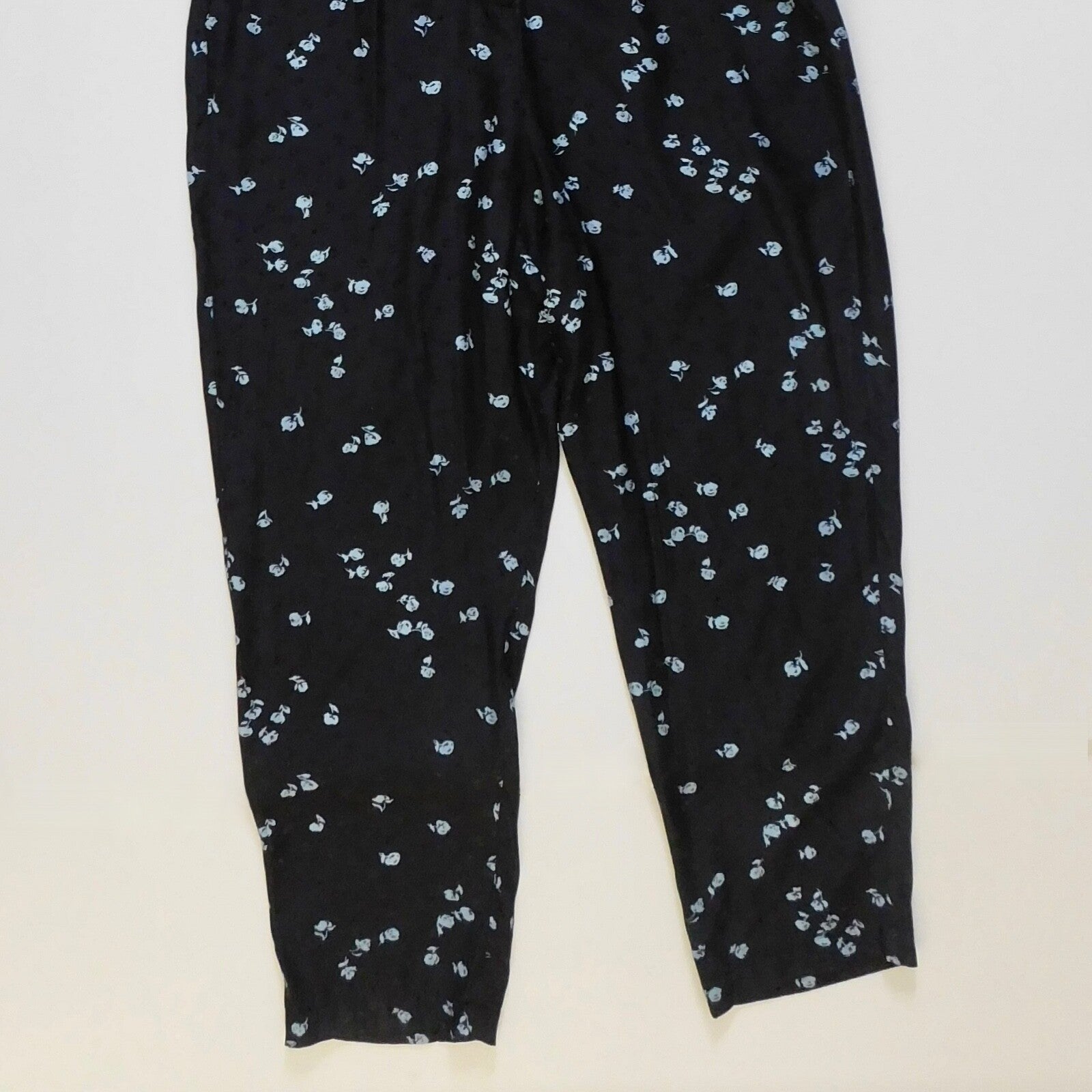 REBECCA TAYLOR Tailored Leandra Silk Floral Tie Waist Jumpsuit Jacquard Size 8