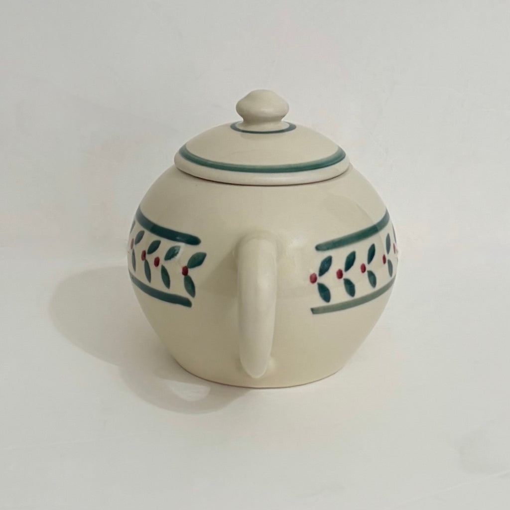 Vintage HARTSTONE Pottery Stoneware Berries Teapot Lidded Ceramic Made in USA