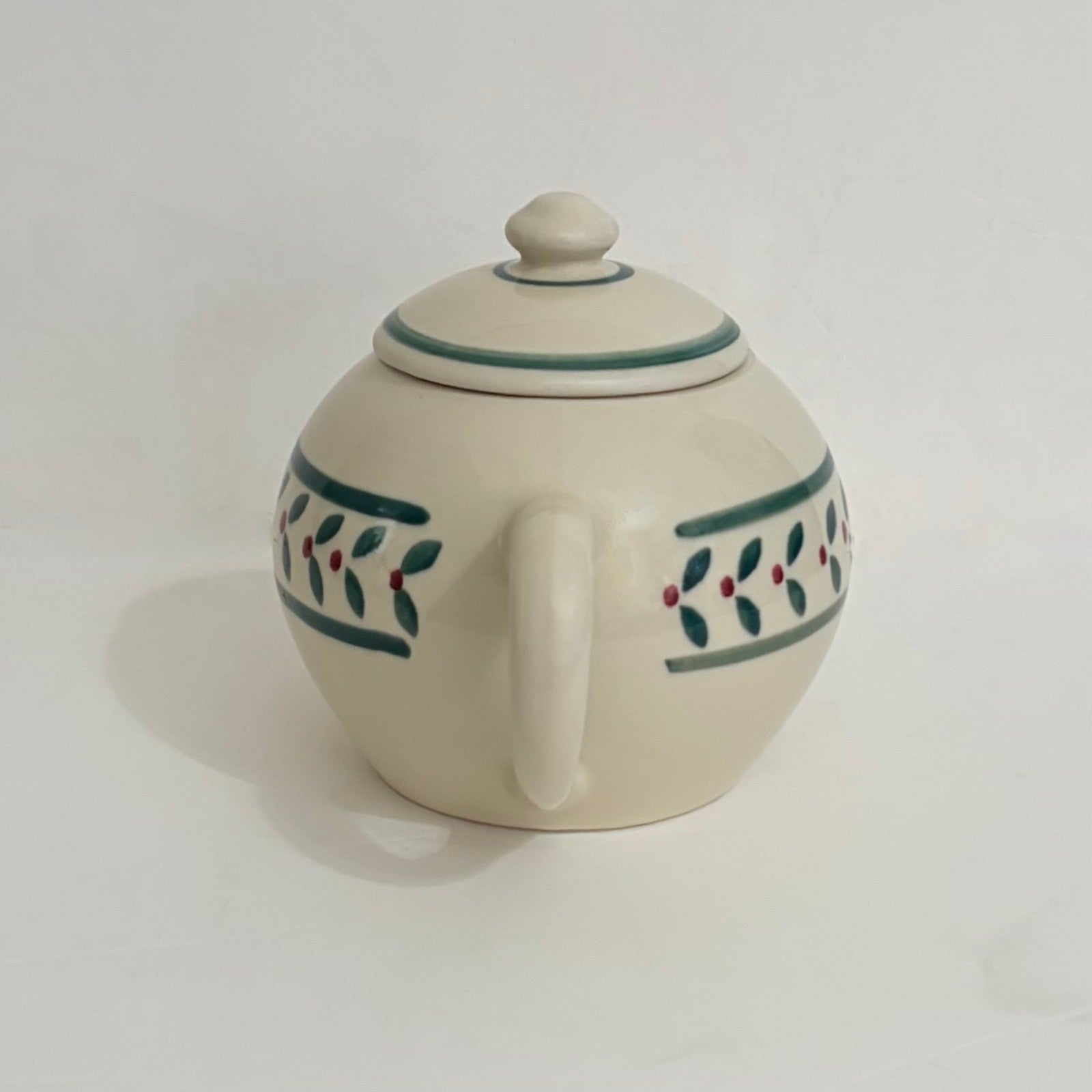 Vintage HARTSTONE Pottery Stoneware Berries Teapot Lidded Ceramic Made in USA