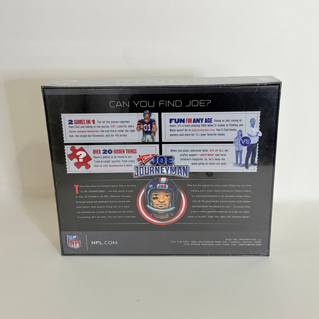 NWT!! Sealed NFL New Orleans Saints YouTheFan 500 Piece Joe Journeyman Puzzle
