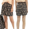 SCOTCH & SODA Maison Scotch Black Starfish Sun Ray Printed Belted Shorts Large