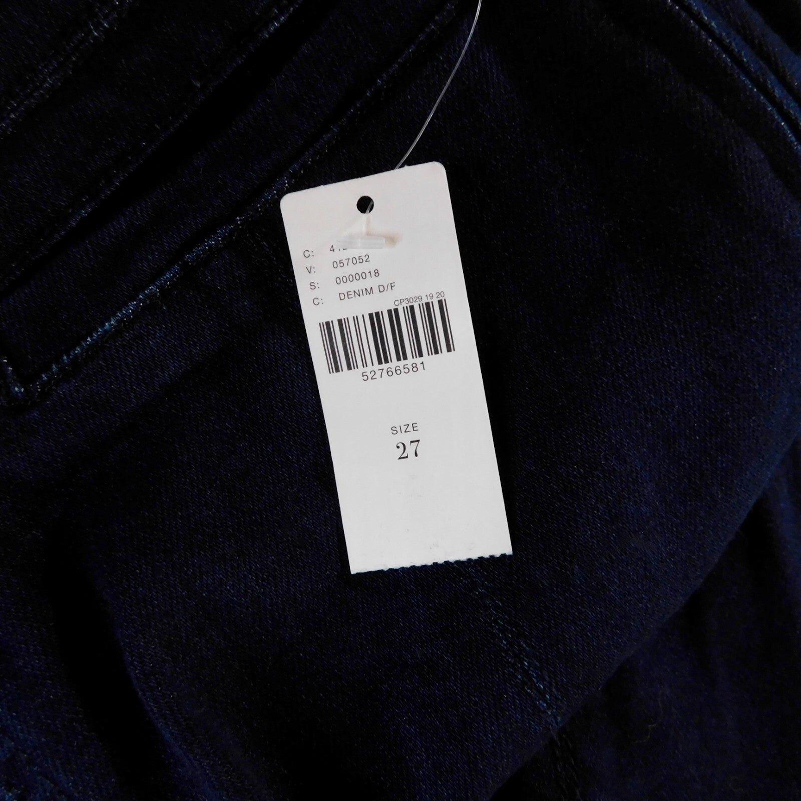 NWT!! ANTHROPOLOGIE Pilcro Slit-Front Skinny Jeans Stretch Dark Wash Size 27