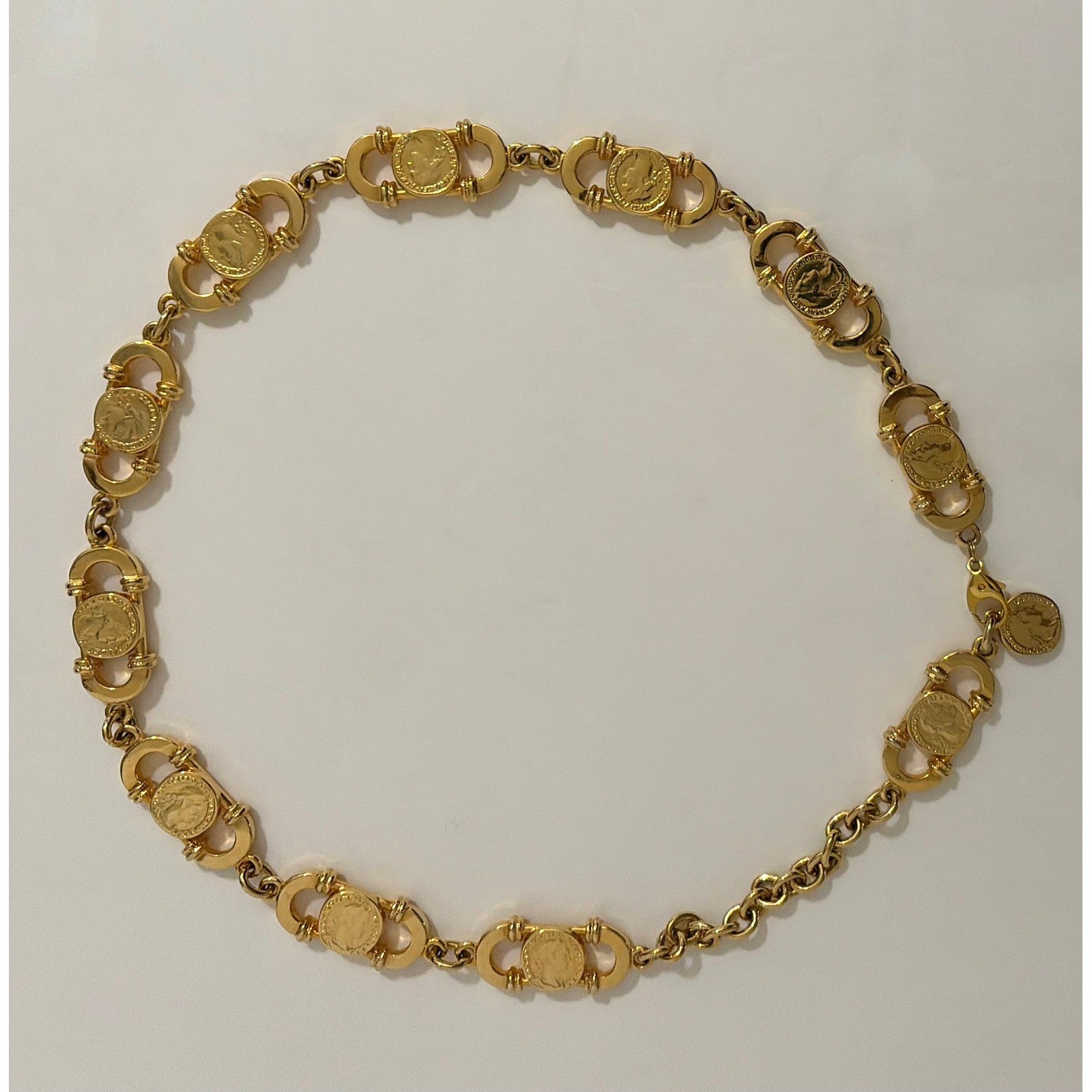 GOLD COIN Chain Belt Shiny Glam Party Accessory Night Out Festival Vacation 36"