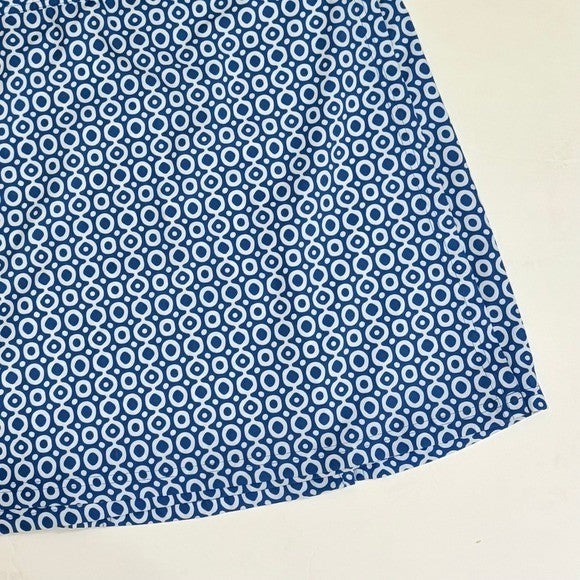 RIPSKIRT Hawaii Rip Skirt Length 2 Wrap Skirt Blue Dot Dot Dot Geometric Large