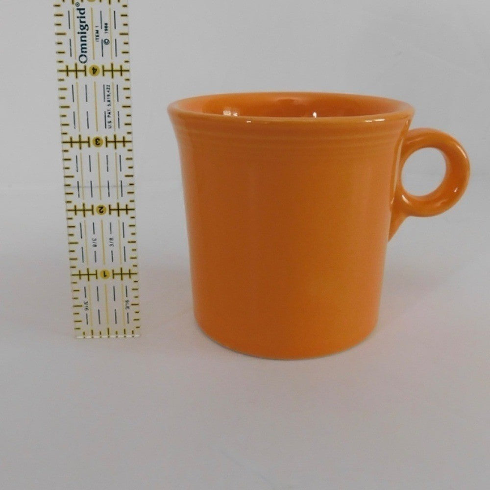 FIESTAWARE Retired Tangerine Orange Classic Ring Handle Mug Ceramic Fiesta Ware