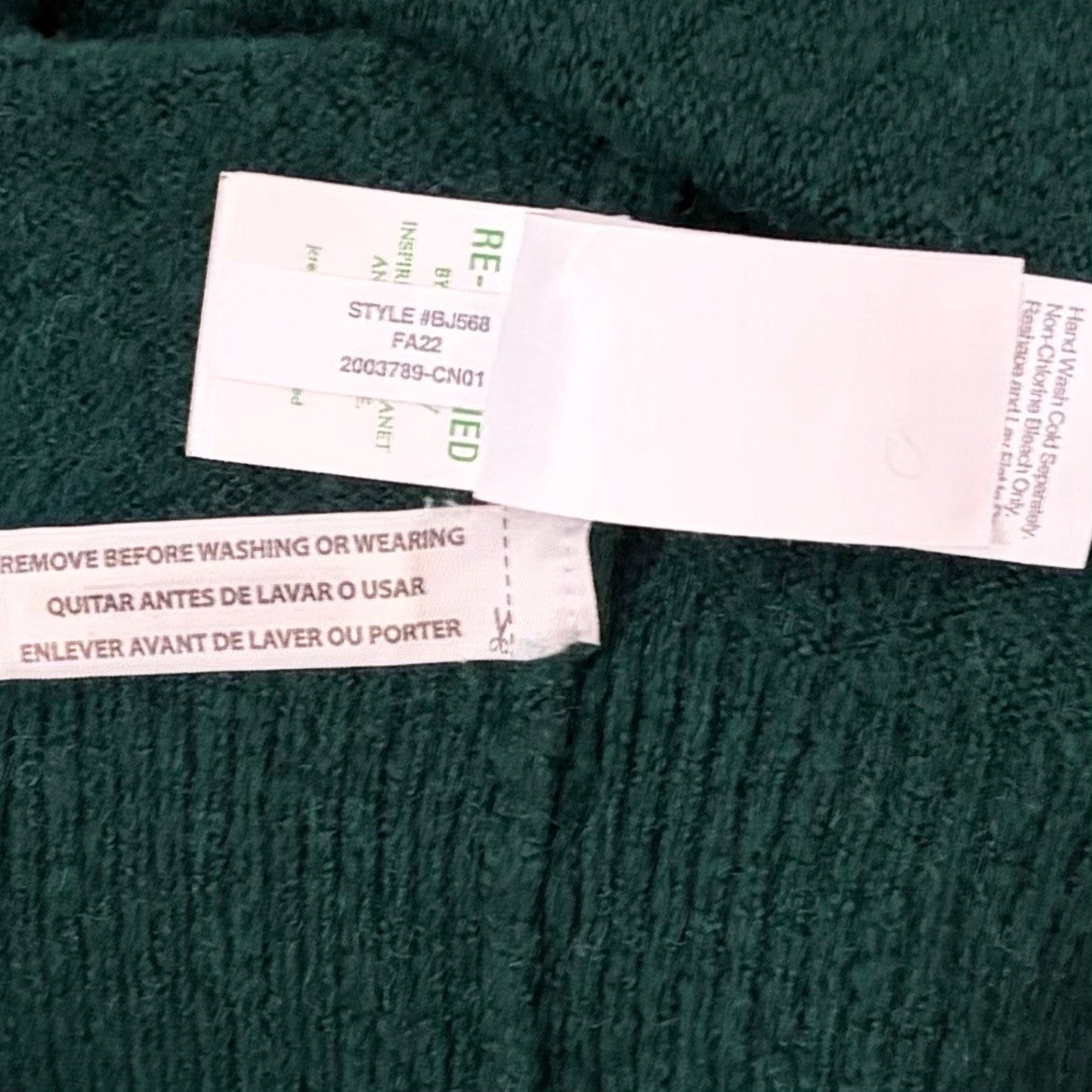 J. CREW Relaxed Half Zip Stretch Sweater Merino Wool Alpaca Dark Spruce Green M