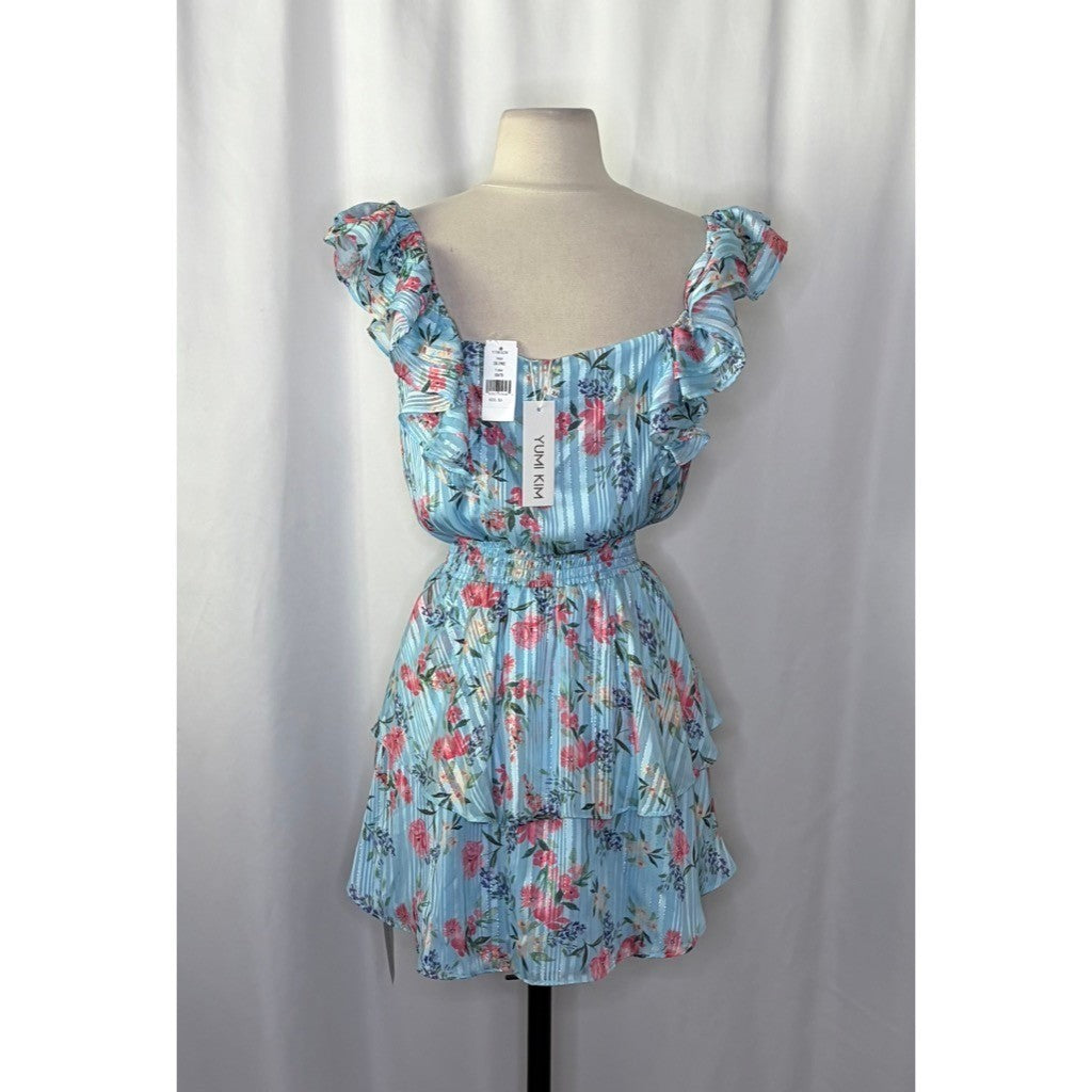 NWT!! Revolve YUMI KIM Eden Dress Floral Mulberry Angel Mini Party X-Small