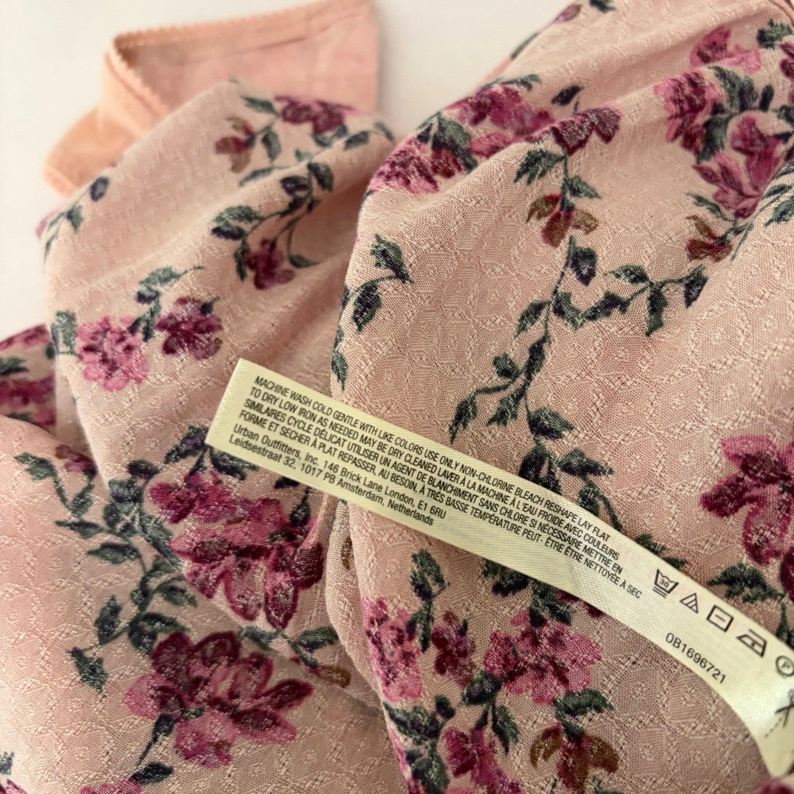 NWT!! FREE PEOPLE Intimately Take It Away Floral Bodysuit Lace Ruffled Small