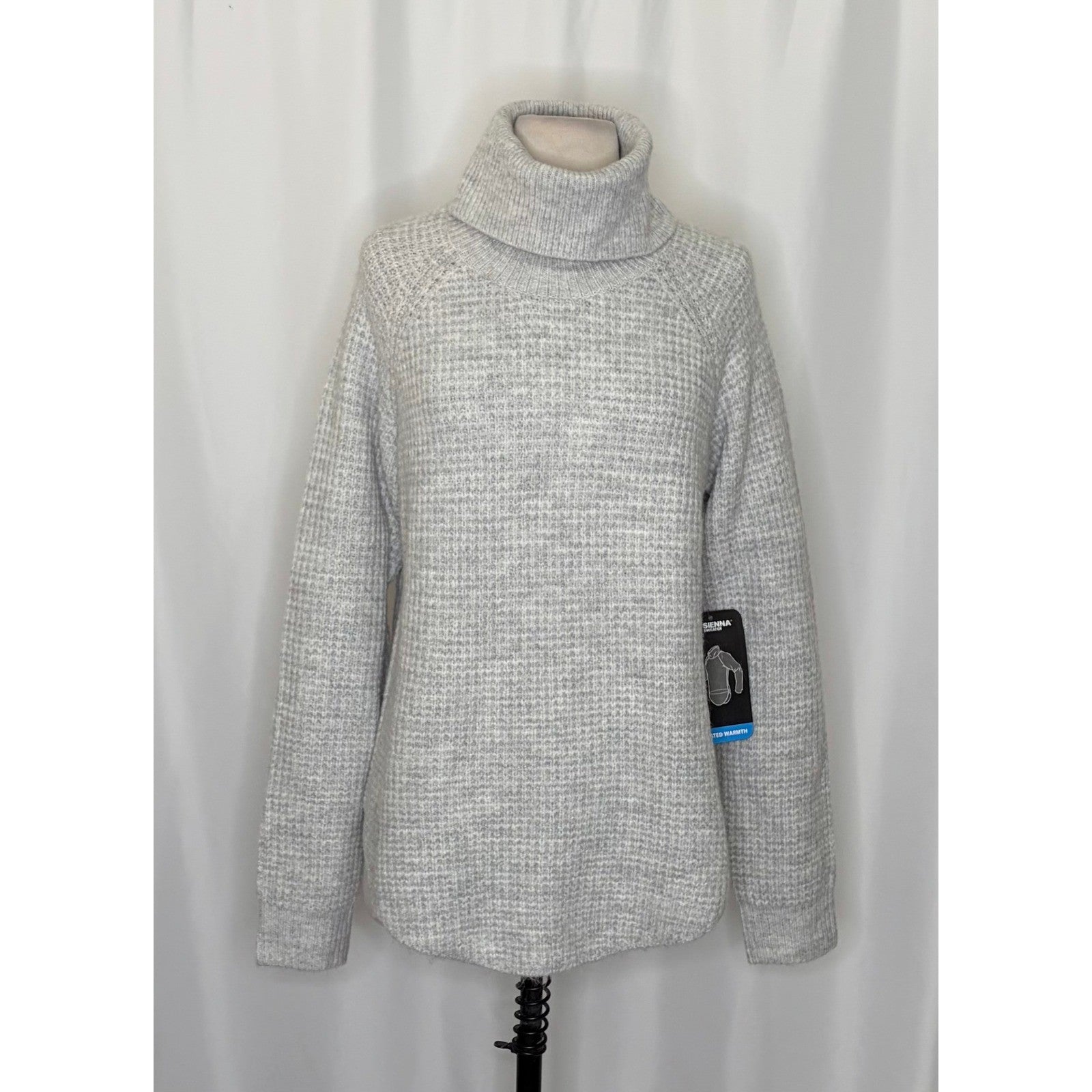 NWT!! KÜHL Sienna Sweater Turtleneck Cowl Pullover Ash Gray Knit Kuhl Medium