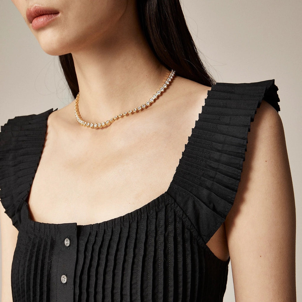NWT!! J. CREW Pintuck Peplum Top Blouse Solid Black Cotton Poplin Pleated 3X