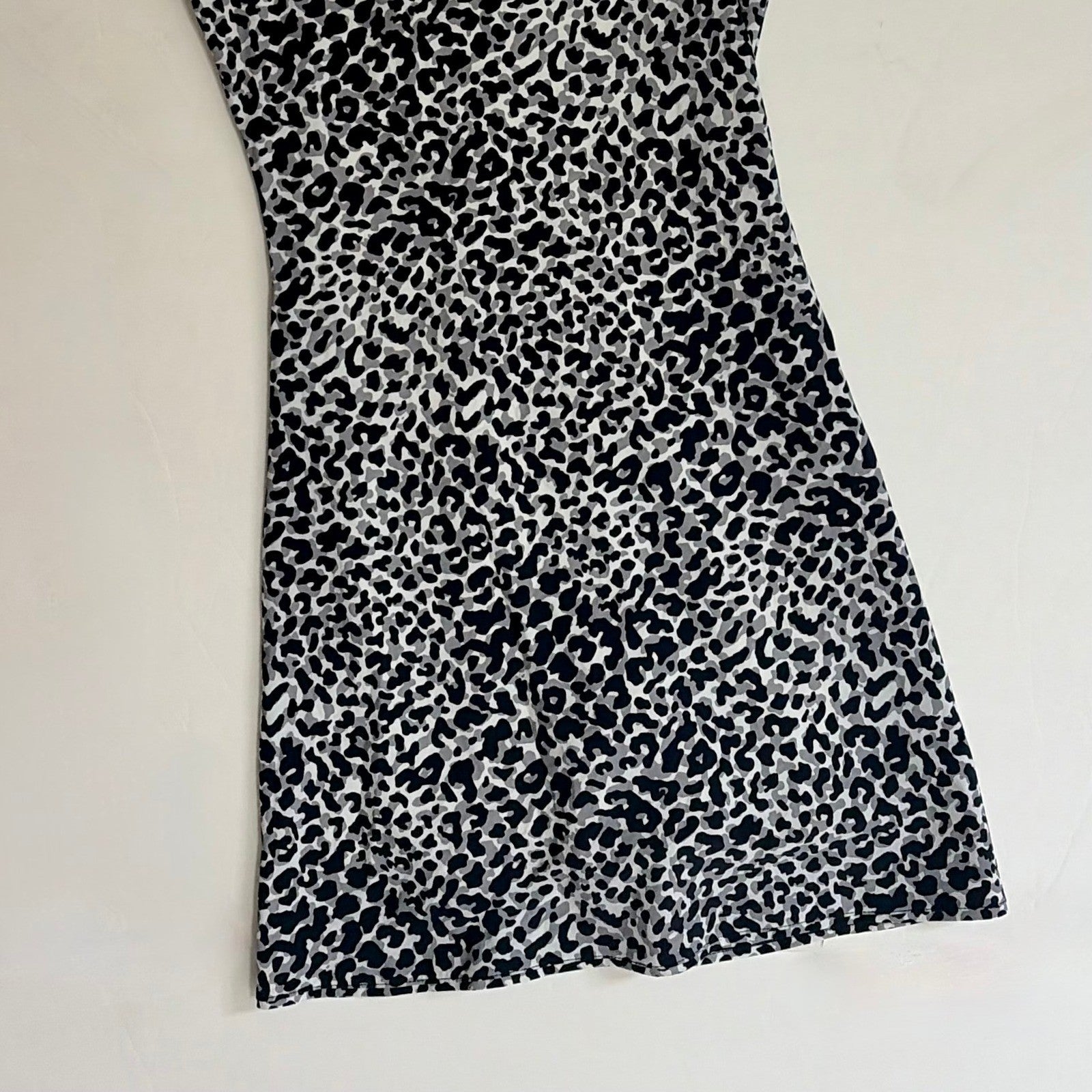 OUTDOOR VOICES The Exercise Dress Snow Leopard Animal Print Tank Shorts X-Small