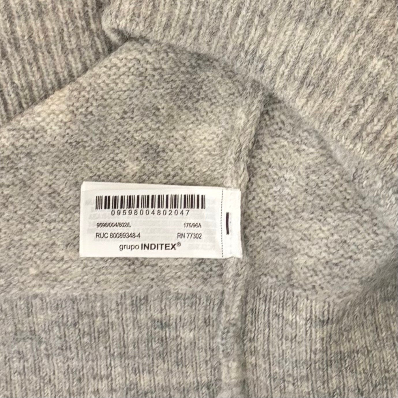 ZARA Jewel Embellished Gray Cropped Cardigan Sweater Knitwear Jewelled Large