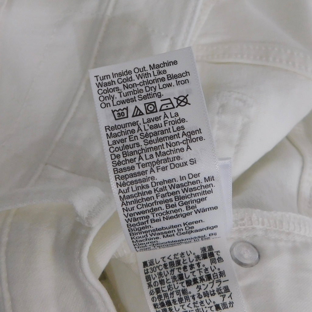 NWT!! J. CREW White Slim Jeans '03 2003 Stretch Solid White High Rise Size 31