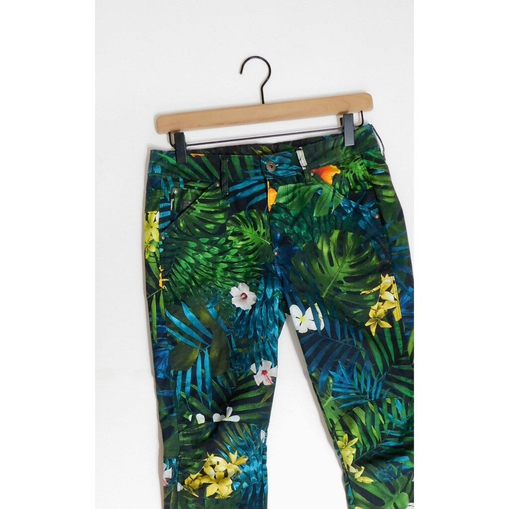 G-STAR Raw Mid Boyfriend Tropical Aloha Floral Elwood Jeans Pharrell Williams 24