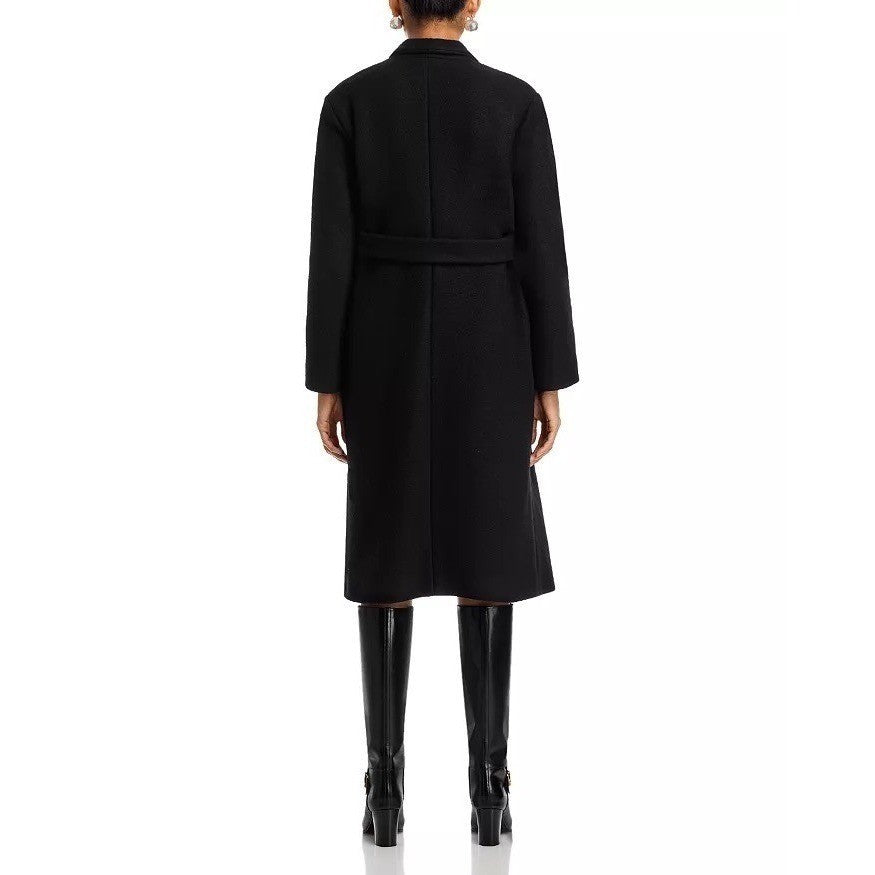 NWT!! IRO Nicky Wool Cashmere Blend Shawl Collar Long Sleeve Wrap Coat 40 Large