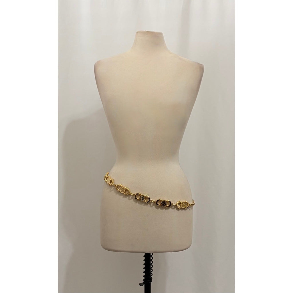 GOLD COIN Chain Belt Shiny Glam Party Accessory Night Out Festival Vacation 36"