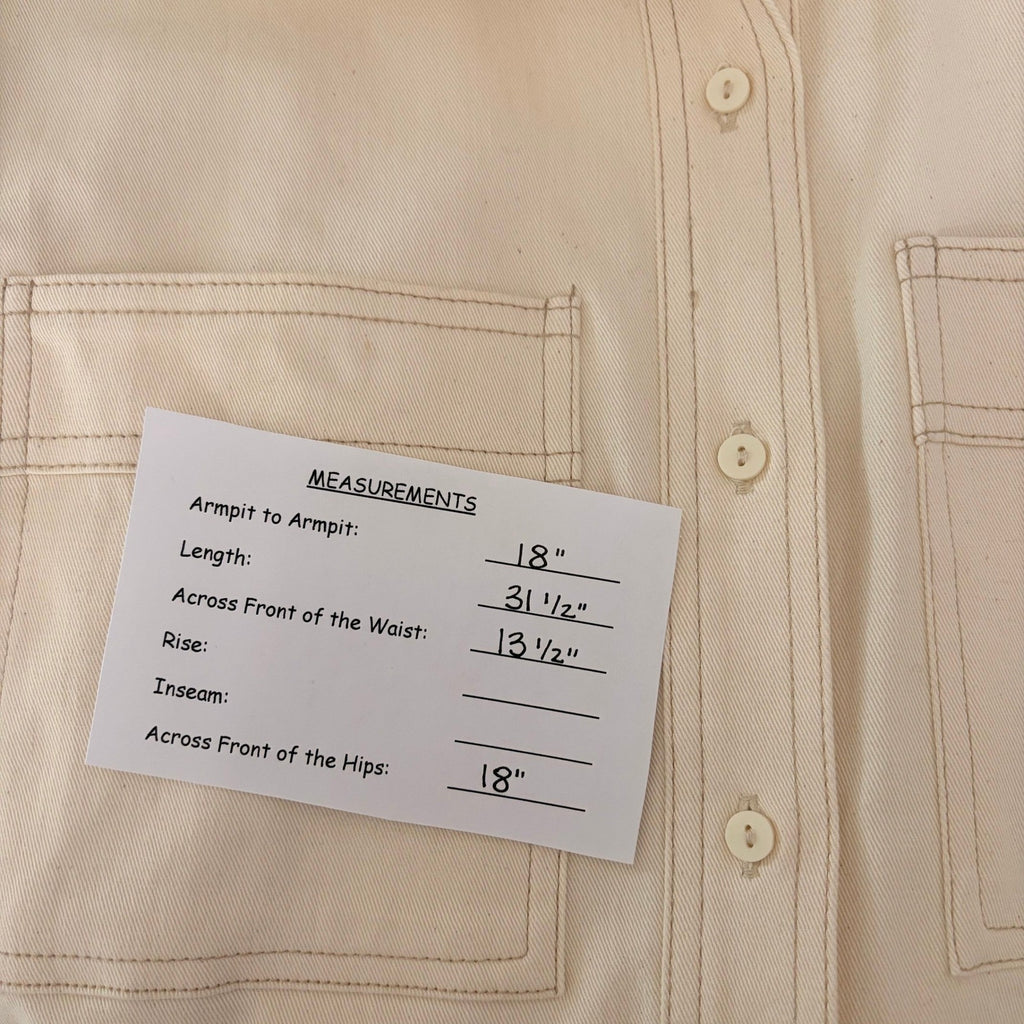 ZARA Natural Cream Shirtdress Mini Shirt Dress Buttons Pockets Twill Small