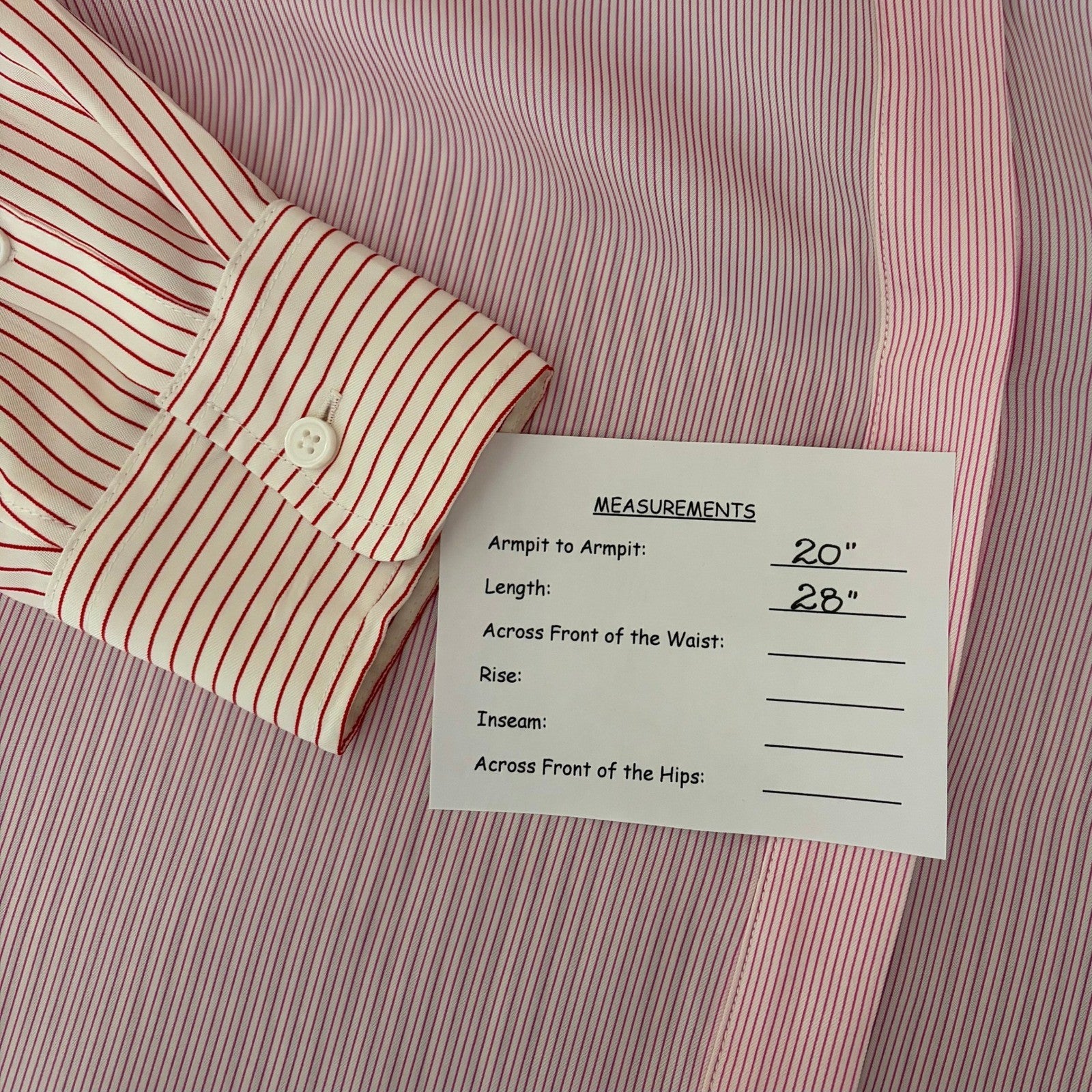 J. CREW Limited Edition Classic Fit Drapey Cupro Shirt Pink Mixed Stripe Size 4
