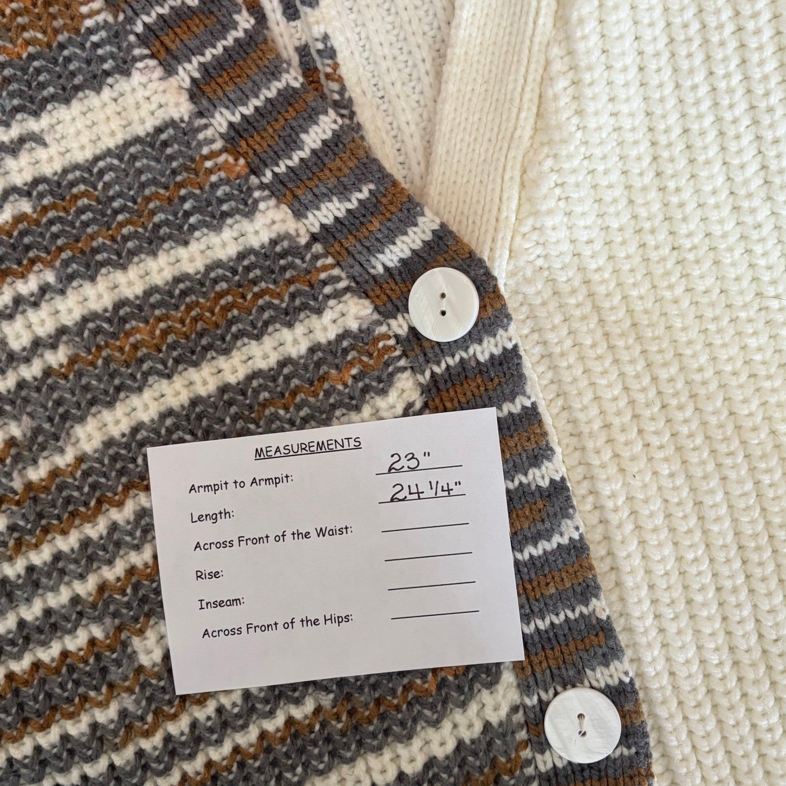 CINQ A SEPT Anabella Chunky Knit Cardigan Sweater Colorblock Space Dye Small