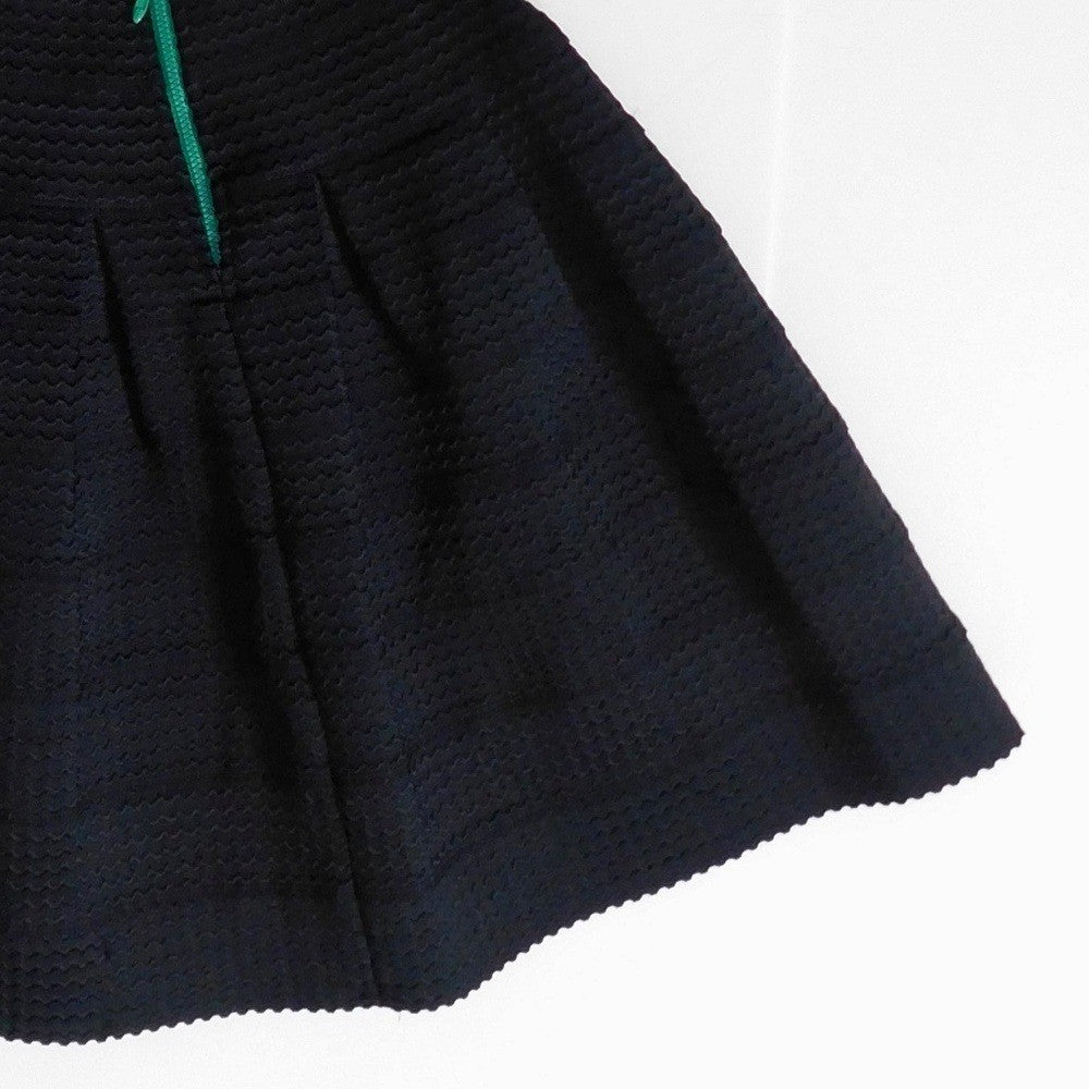 Anthropologie GIRLS FROM SAVOY Black Ponte Bell Skirt Mini Preppy X-Small Small