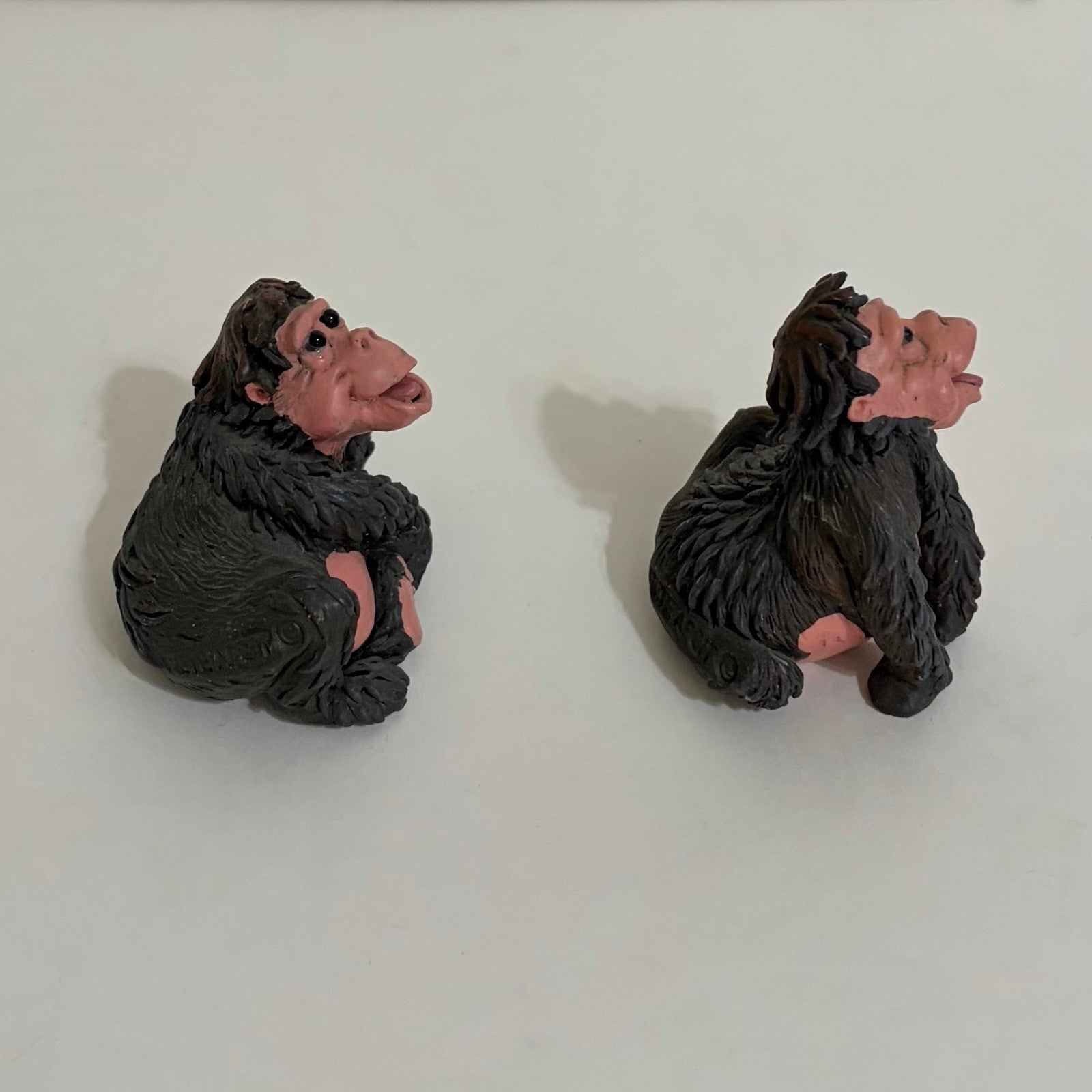 Vintage Pete Apsit NOAH'S ARK Set Two 2 Gorillas Apes Gordo Gouda Animal Figures