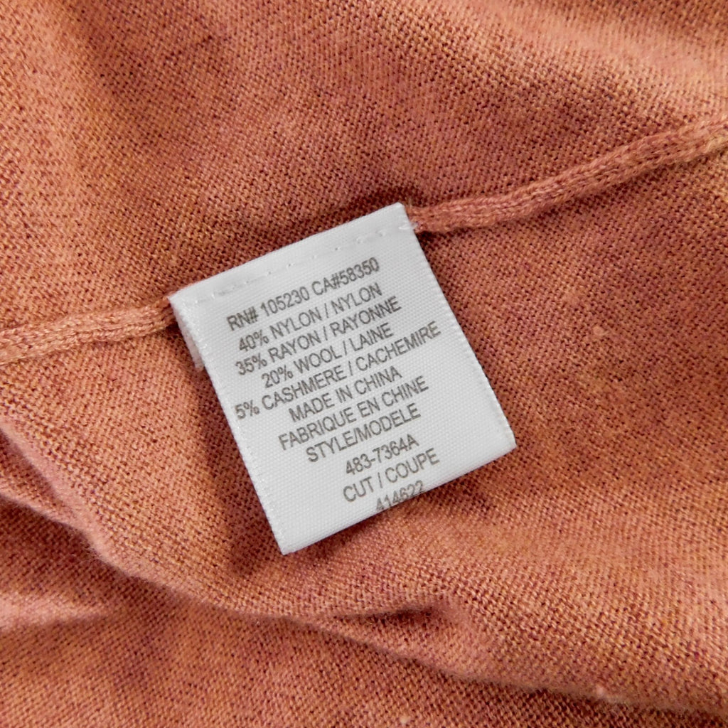 JOIE Wesley Cowl Neck Slouchy Sweater Heather Pale Clay Pullover Knit Medium