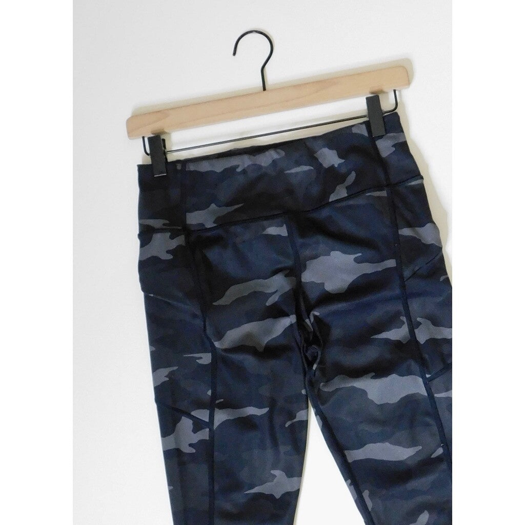 ATHLETA Camo Contender 7/8 Tight Camouflage Print Side Pockets Workout Gym Small