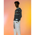 TEDDY FRESH x Care Bears Collab Sweater Hearts Pullover Knit Rainbow Large