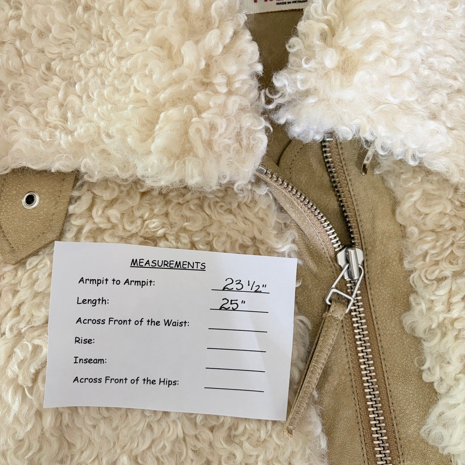 NWT!! FREE PEOPLE Jolie Teddy Coat Faux Fur Oversized Bohemian Outdoors Medium