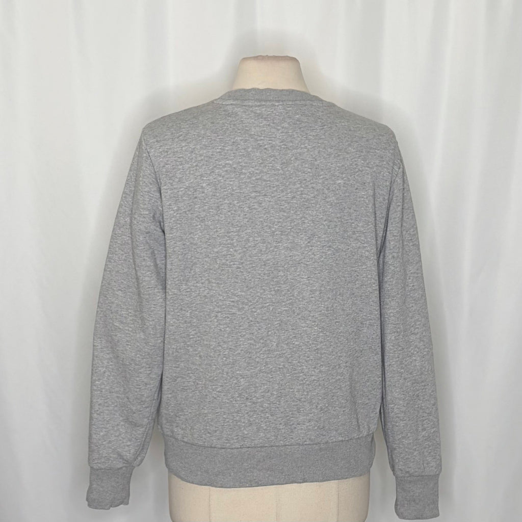 SCOTCH & SODA Artwork Crew Neck Sweatshirt Gray Monogram S Academia Medium