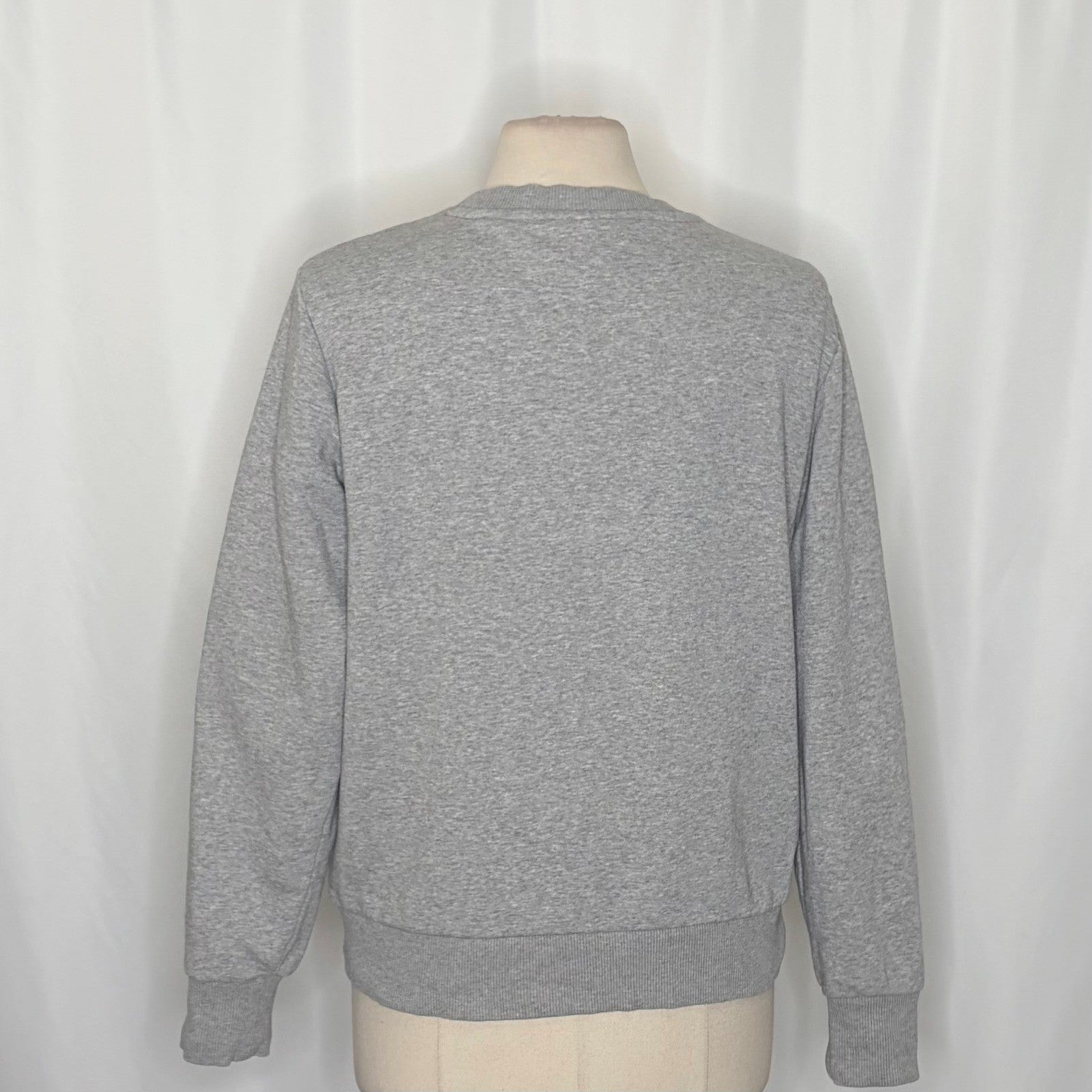 SCOTCH & SODA Artwork Crew Neck Sweatshirt Gray Monogram S Academia Medium