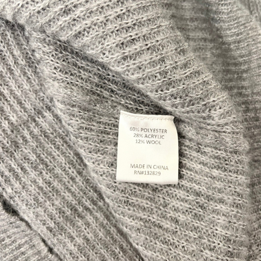 NWT!! Revolve L'ACADEMIE Rosette Sweater Grey Wool Blend Small