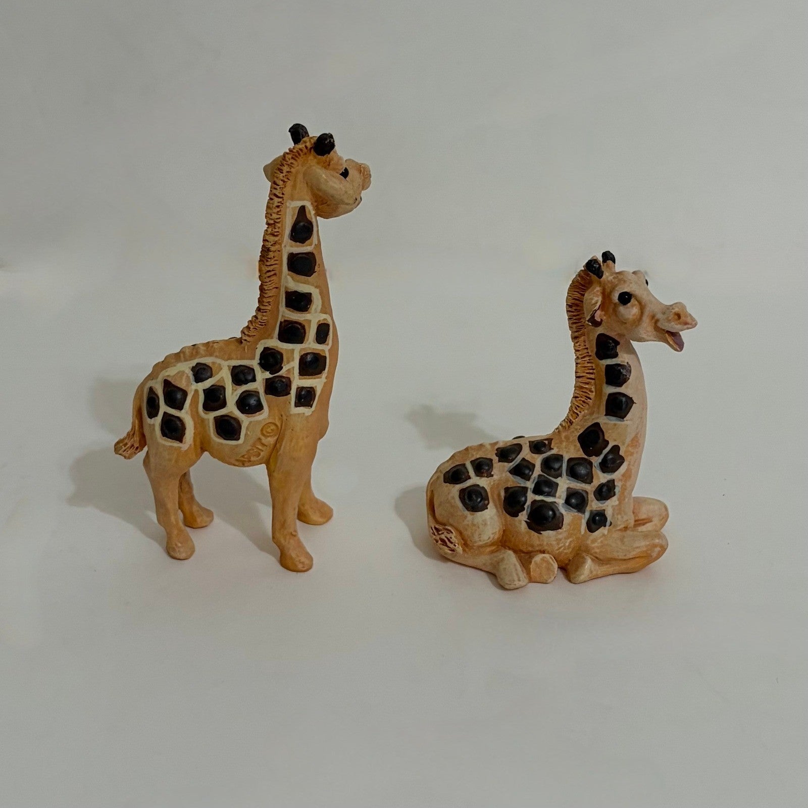 Vintage Pete Apsit NOAH'S ARK Set Two 2 Rhinos Rhinoceros Ripley Rhonda Animals